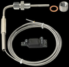 GFB D Force EGT Module Kit for 3006, thermocouple probe with fitting, braided lead, connector block, washer and weld nut