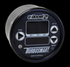 Turbosmart eBoost2 60mm electronic boost controller, black, front view with Mode, Setup, Boost buttons
