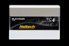 Haltech TCA4 Platinum Series Quad Channel Thermocouple Amplifier box, front label view, silver casing