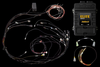 Haltech Elite 1500 ECU with terminated wiring harness, square EV1 injector connectors, and adapter plugs