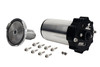 Aeromotive A1000 fuel pump module with fuel cell pickup, mounting screws, and black end cap shown