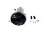 Aeromotive A1000 in-tank stealth fuel pump with black bracket, wiring terminals, and connectors laid out