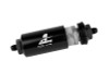 Aeromotive In-Line Filter - (AN-6 Male) 40 Micron Stainless Mesh Element Bright Dip Black Finish