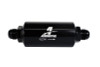Aeromotive In-Line Filter - (AN -10 Male) 40 Micron Stainless Mesh Element Bright Dip Black Finish