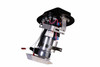 Aeromotive Hellcat triple fuel pump assembly, angled view showing mounting flange, wiring, and pump housing