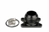 Aeromotive Spur Gear Pump Inlet AN-20 Port, black flanged fitting with mounting bolts and O-ring