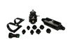 Aeromotive Stealth Fuel System, EFI OEM Returnless kit with regulator, filter, mounting bracket and fittings laid out