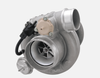BorgWarner EFR 7163 turbo cartridge, angled view showing compressor wheel, wastegate actuator and iron bearing housing