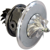 BorgWarner S300SX-E EFR 61.44mm turbo cartridge, side view showing compressor wheel and turbine housing