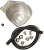 BorgWarner WG bracket kit for super short wastegate canister, with rubber hose, clamps, bolts and nuts