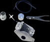 HKS SSQV4 blow off valve kit for WRX/STi with hose, cap, flange, spring clip, and pliers included