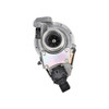 IHI F58VED-S0026B turbocharger, front angle showing compressor housing and electronic actuator connector