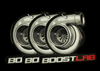 Boost Lab Air Freshener 3 Pack, turbo shaped design with BO BO BOOST LAB text below