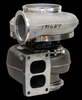 BorgWarner S400S062 turbo for Detroit Diesel Series 60, front angle, T4 flange visible