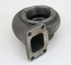 Borg Warner S300SX3 turbine housing, T3 flange with square exhaust outlet, .63 A/R, cast iron finish