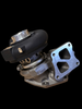 BL TD06SL2R-20G turbo for Evo 8/9, front angle showing compressor housing and T4 flange