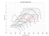 Xona XR 7164S X2C compressor map chart showing pressure ratio vs corrected air flow with efficiency islands