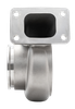 Xona Rotor XR-57S T3 1.06 A/R turbine housing, front view showing T3 flange inlet and V-band outlet