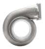 Xona Rotor XR-64S T3 .82 A/R turbine housing, front view showing volute scroll and V-band outlet flange.