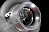 BorgWarner S500SX 91mm turbo, close up front view of compressor wheel and housing inlet