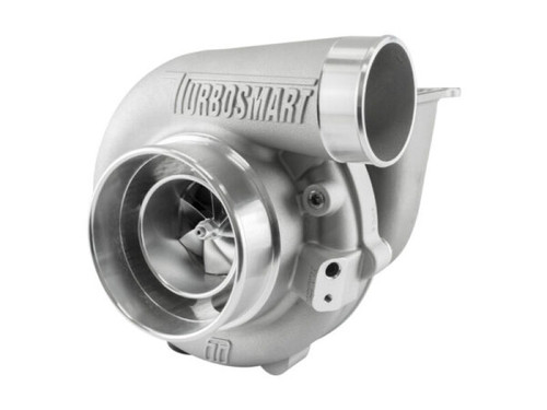 Turbosmart 5862 T3 0.82AR TS-1 turbocharger, front angle showing compressor wheel and housing