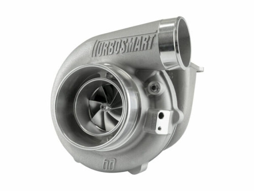 Turbosmart TS-2 6262 T3 0.82AR turbocharger, front angle view showing compressor wheel and housing