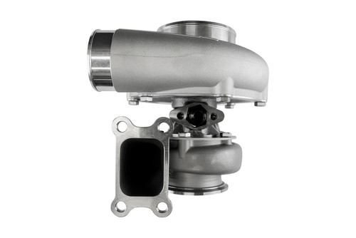 Turbosmart 6262 T3 0.63AR TS-1 turbocharger, side angle showing compressor housing, T3 flange, and oil inlet