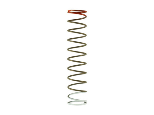 Turbosmart BOV Pro Port 7 inHg spring, orange top coils, tall wire coil shown upright on white background
