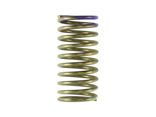Turbosmart BOV Pro Port 9 inHg spring in purple, coiled metal wire shown front on against white background