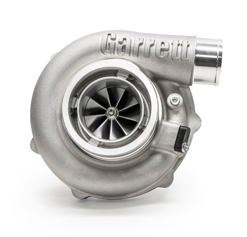 Garrett G30-900 Super Core standard rotation turbo, front angle showing compressor wheel, housing, and inlet