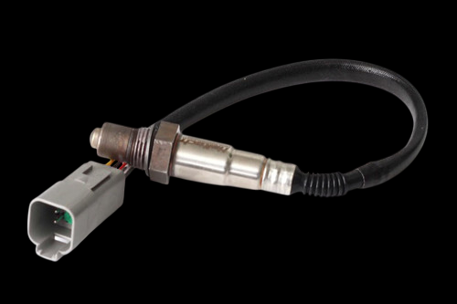 Haltech Wideband O2 Sensor, Bosch LSU 4.2, threaded probe with gray connector and coiled cable