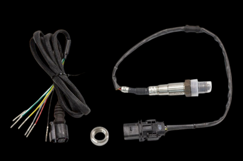 Haltech Onboard Wideband Sensor Pack with wiring harness, connector, sensor and crush washer