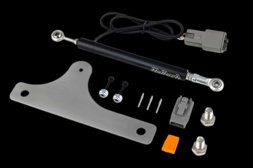 Haltech transmission selector linear position sensor kit, mounting bracket, connector, hardware and pins