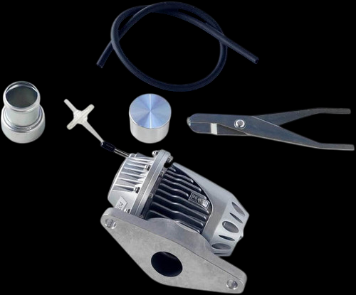 HKS SSQV4 blow off valve kit for WRX/STi with hose, cap, flange, spring clip, and pliers included