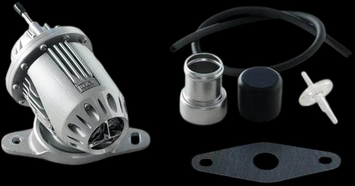 HKS SSQV4 BOV kit for Mazdaspeed 3, showing valve body, hoses, fitting, filter and gasket