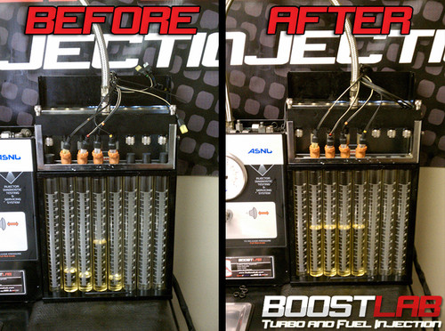 Top Feed Complete Fuel Injector Cleaning and Flow Testing