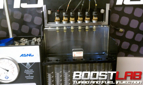 Optimax with Air Injector Fuel Injector Cleaning and Flow Testing