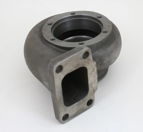 Borg Warner S300SX3 turbine housing, T3 flange front angle, open scroll, 1.06 A/R, bolt holes visible