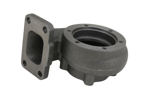 Borg Warner S200SX turbine housing, T3 flange with mounting holes, T31 4-bolt outlet, cast finish