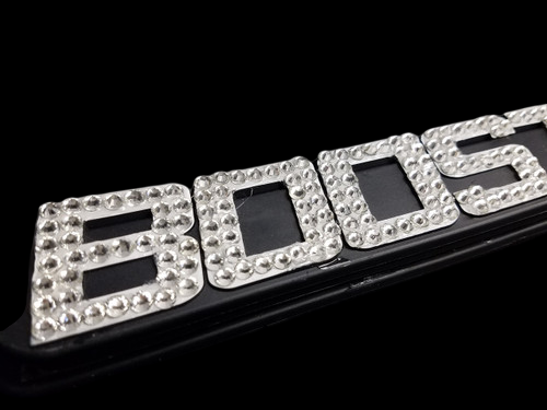 Boost Lab Crystallized License Plate Frame 