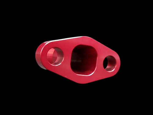 BL Billet GT Series Turbo Oil Drain Flange (-10AN) RED EDITION