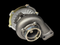 BL-5858 turbocharger, front angle view showing compressor housing, inlet, and mounting bolt flange