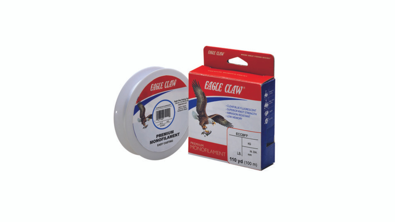 Eagle Claw Monofilament Clear Blue - Webb's Sporting Goods