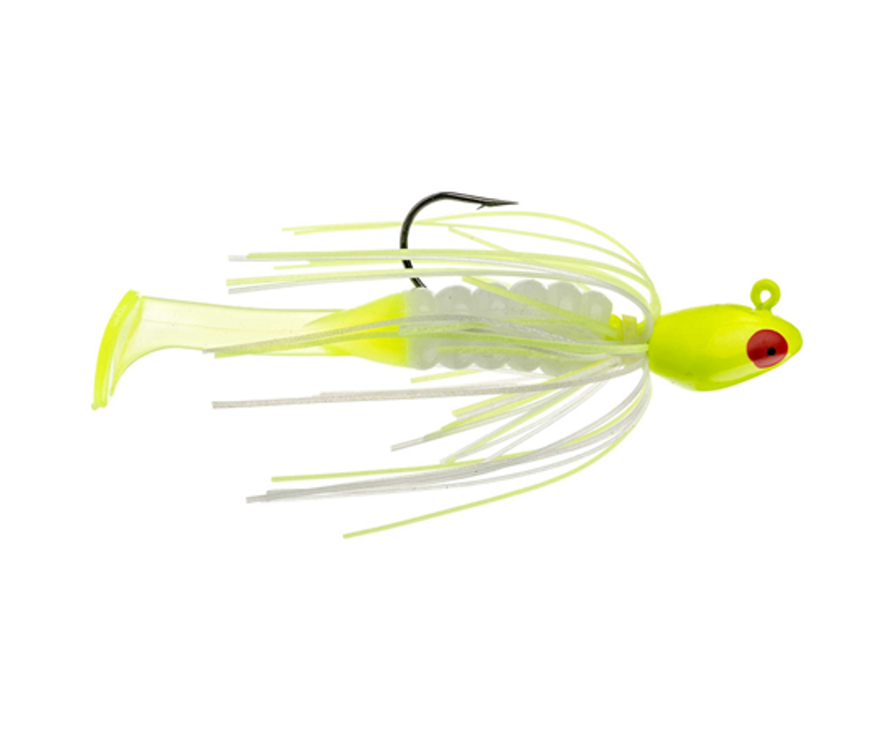 Strike King Mr. Crappie Krappie Kicker Swim Jig 1/4 oz · Electric Lime