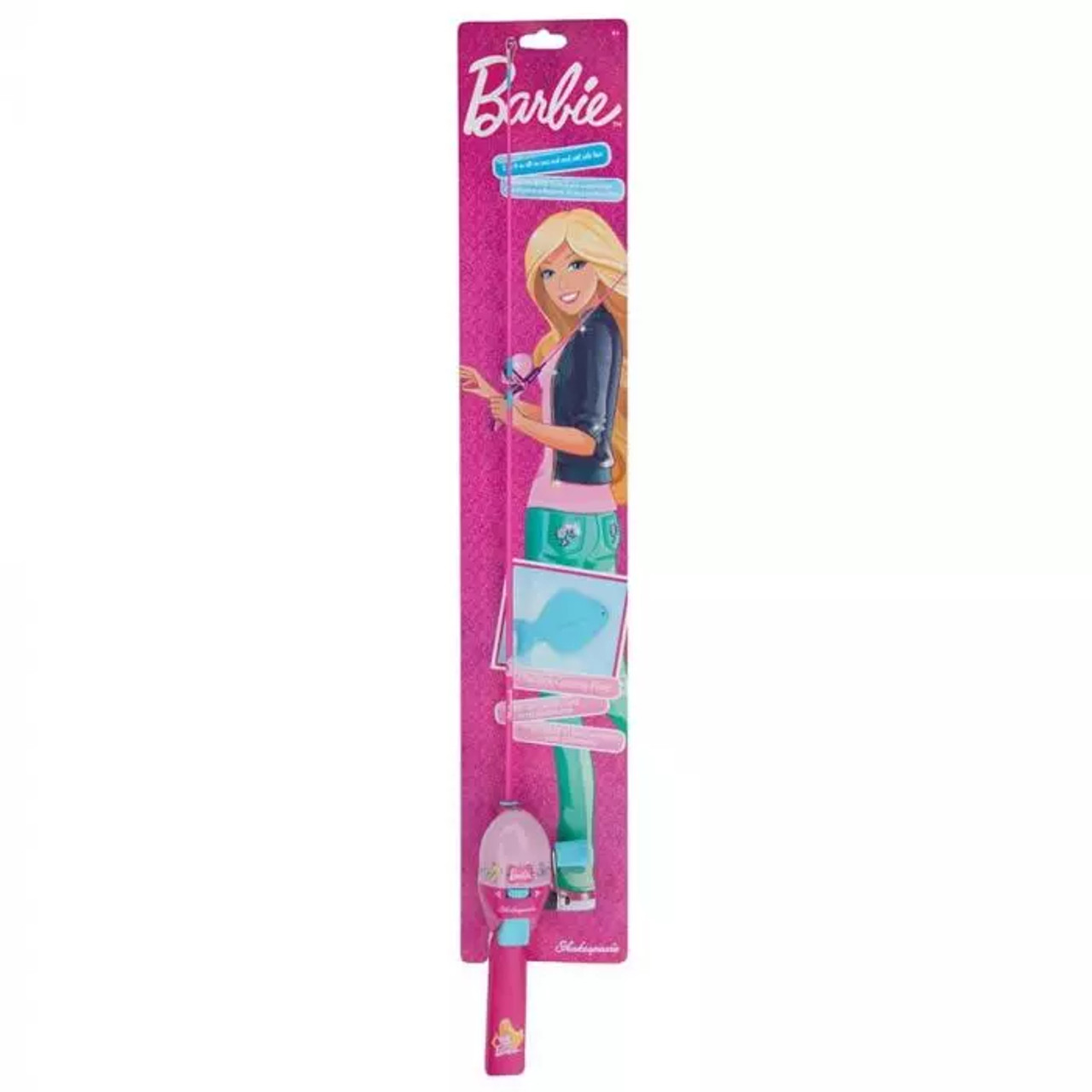 New Barbie SHAKESPEARE BARBIEKIT Girls Fishing Pole