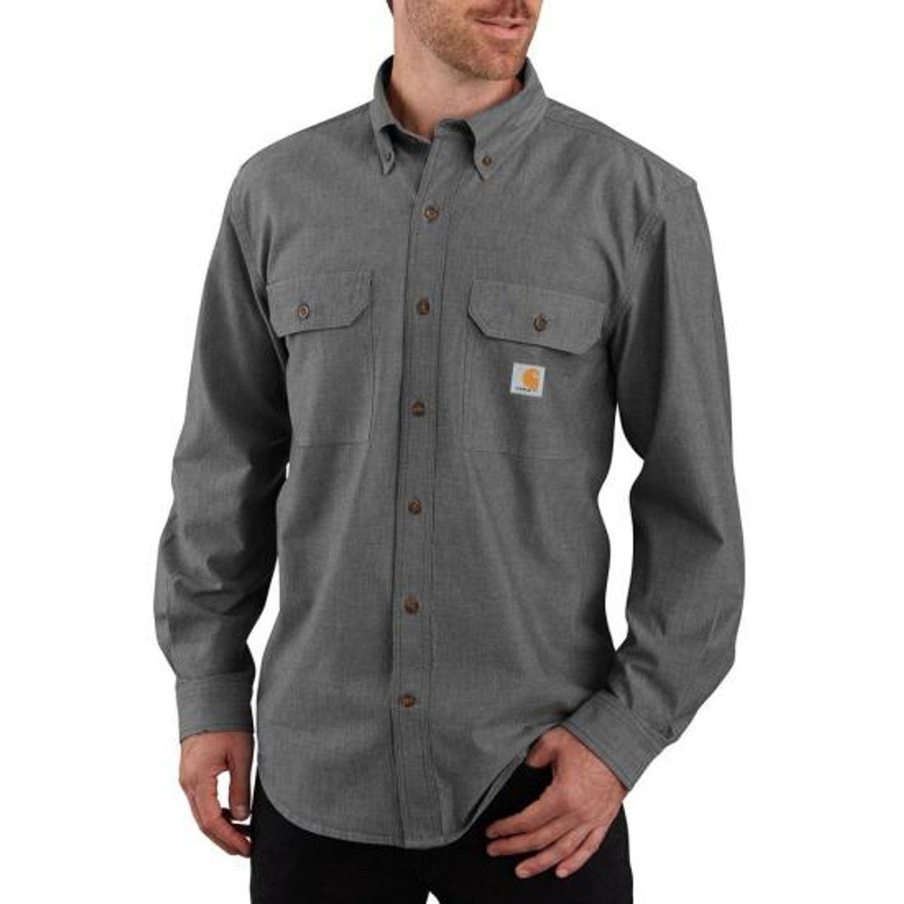 Carhartt Lf Mw Chambray Ls Shirt - Webb's Sporting Goods