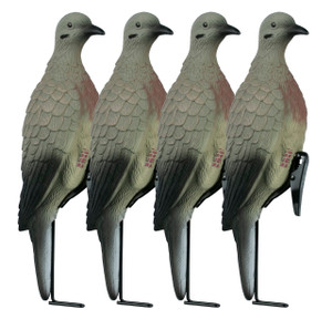 Lucky Duck Clip On Dove Decoys W/Stakes Lucky Duck Clip On Dove Decoys W/Stakes