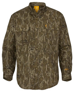 Browning Wasatch Jr Youth Long Sleeve Camouflage Button Down Shirt