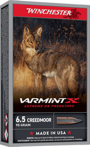 Winchester Ammo Varmint X 6.5 Creedmoor 95gr 20 Per Box
