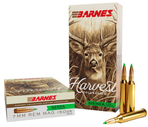 Barnes Harvest 7mmRemMag 150gr Sierra Tipped GameKing 20 Rounds